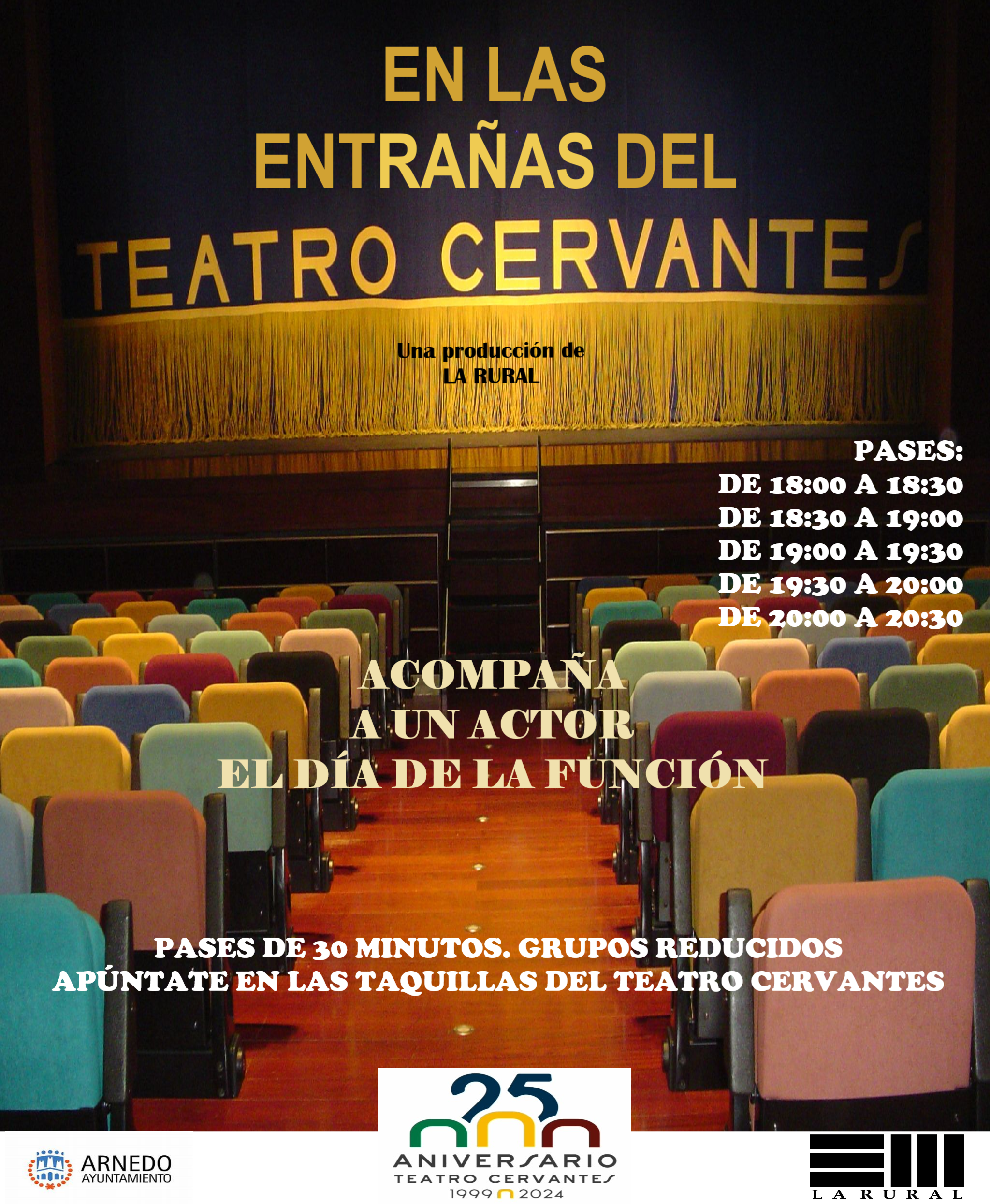 CARTEL DIA TEATRO SIN FECHA CON PASES