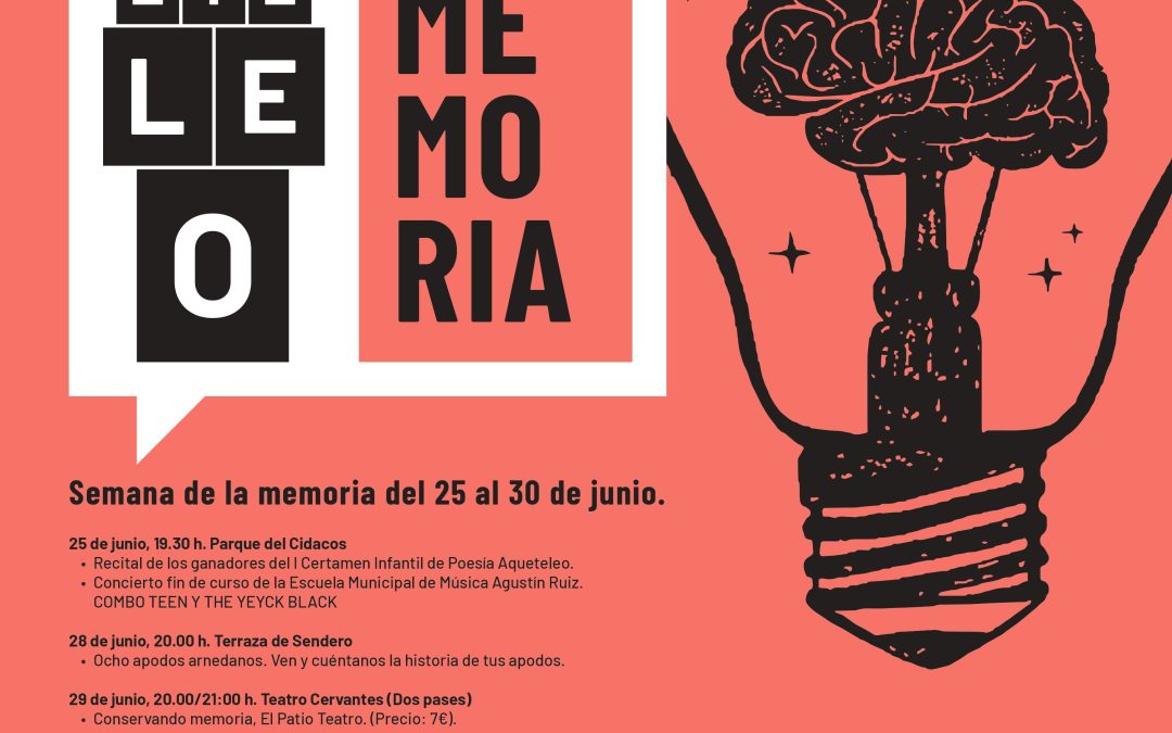 25 Aqueteleo. Semana de la memoria: recital y concierto