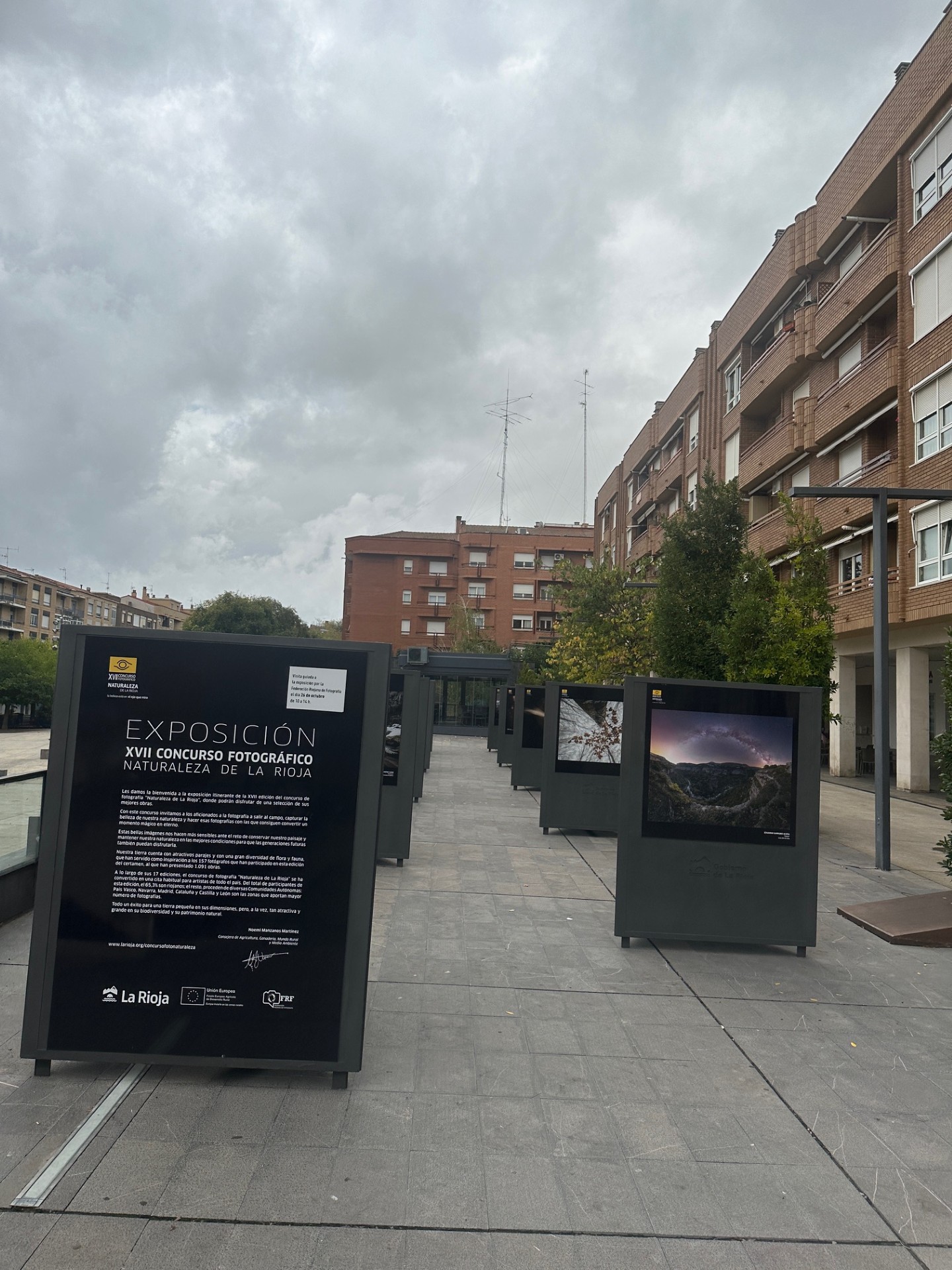 La Plaza de España acoge la exposición itinerante de la XVII edición del Concurso Fotográfico «Naturaleza de la Rioja»