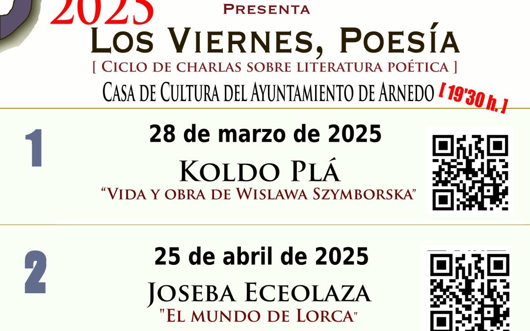 Los Viernes, Poesía – Joseba Eceolaza