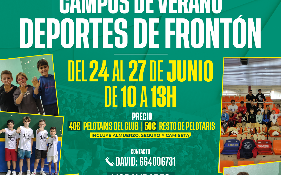 Campus de Verano Pelota Mano