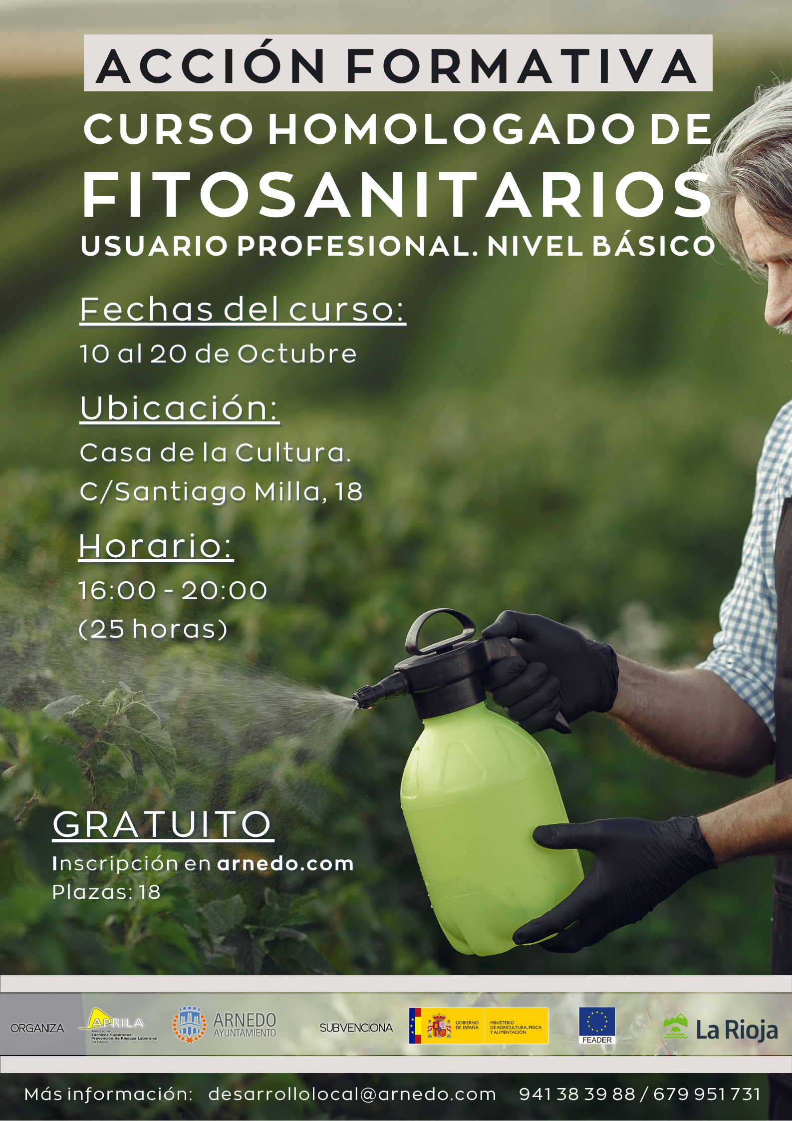 Curso Homologado de Fitosanitarios – 2025