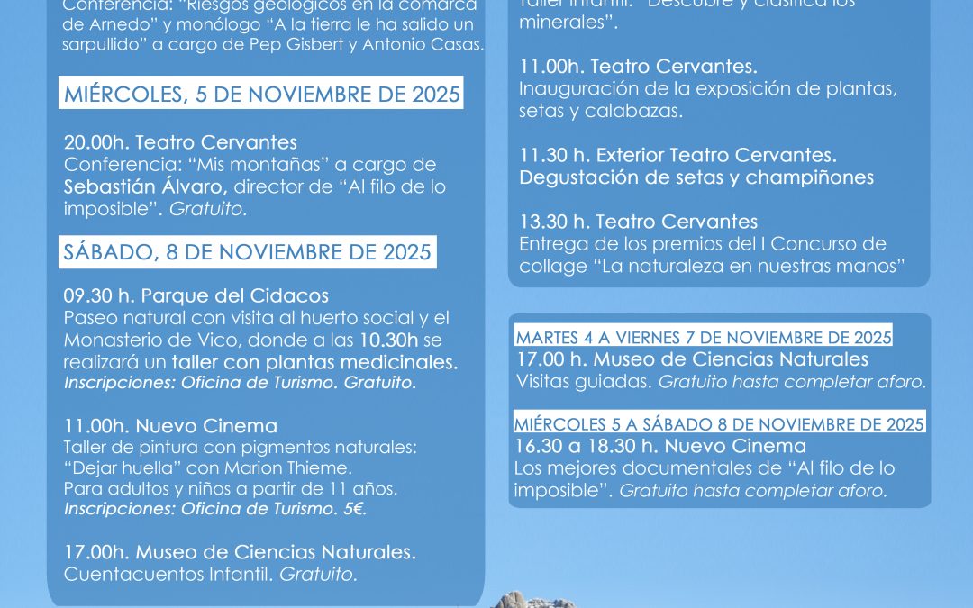 XXXVI Semana de las Ciencias. Visitas guiadas «Museo de Ciencias Naturales»