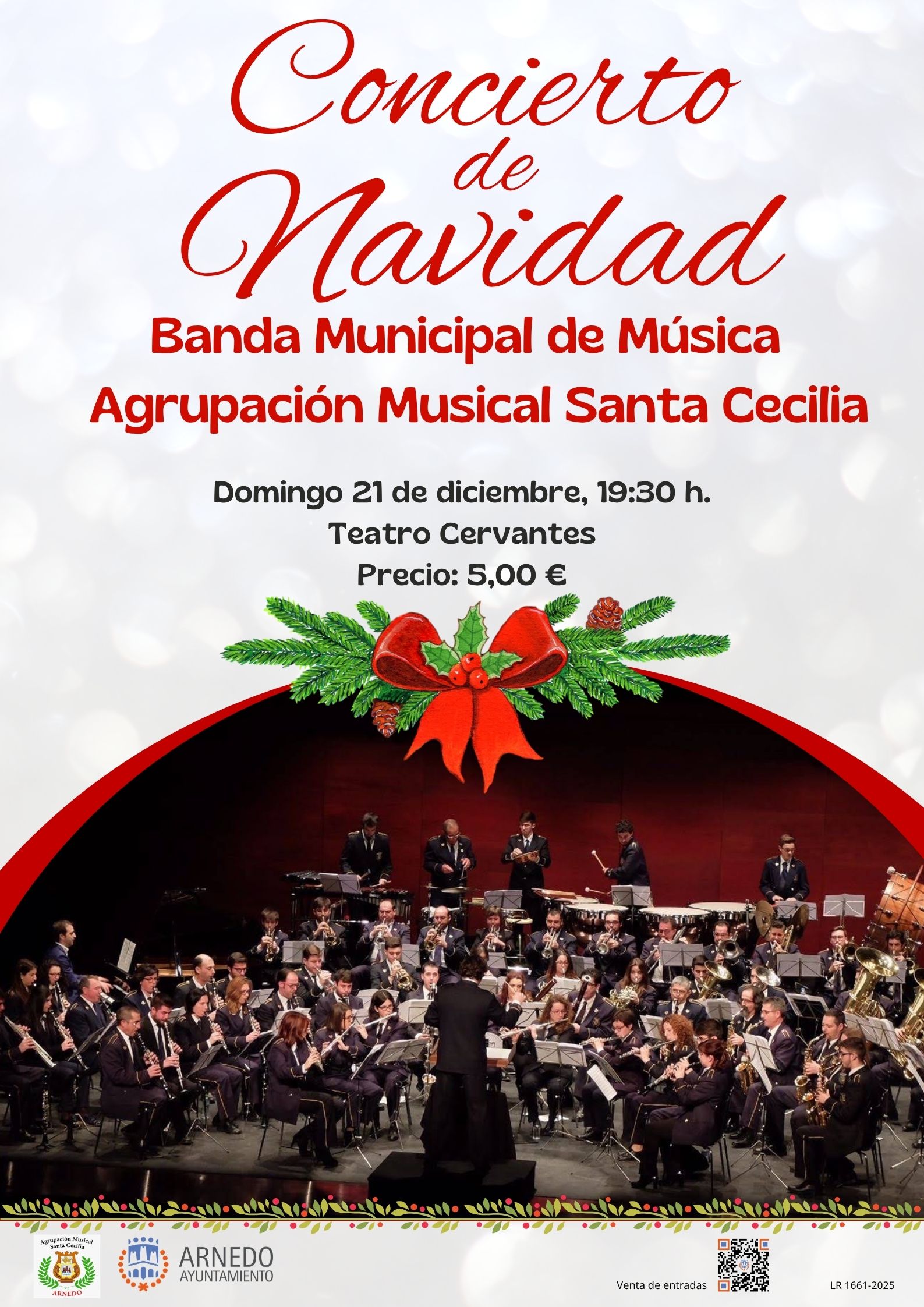 Concierto de Navidad: Banda Municipal de Música – Agrupación Musical Santa Cecilia