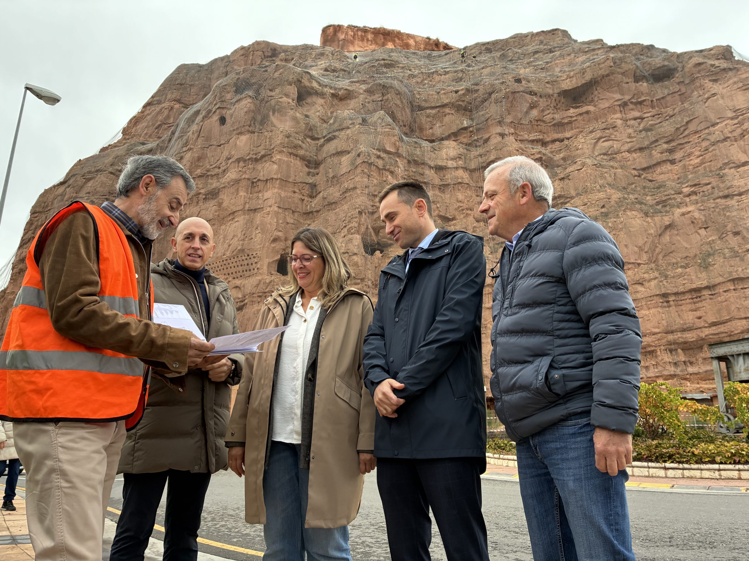 Las obras de estabilización de la Ladera del Castillo encaran su recta final.