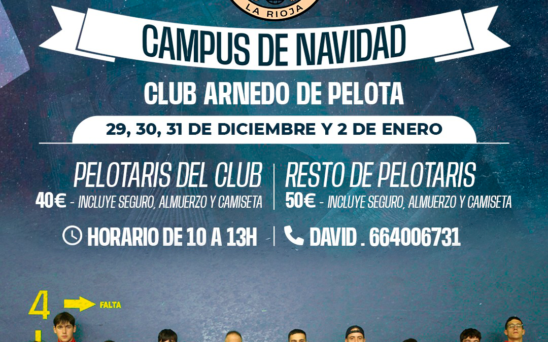 Campus de Navidad de Pelota