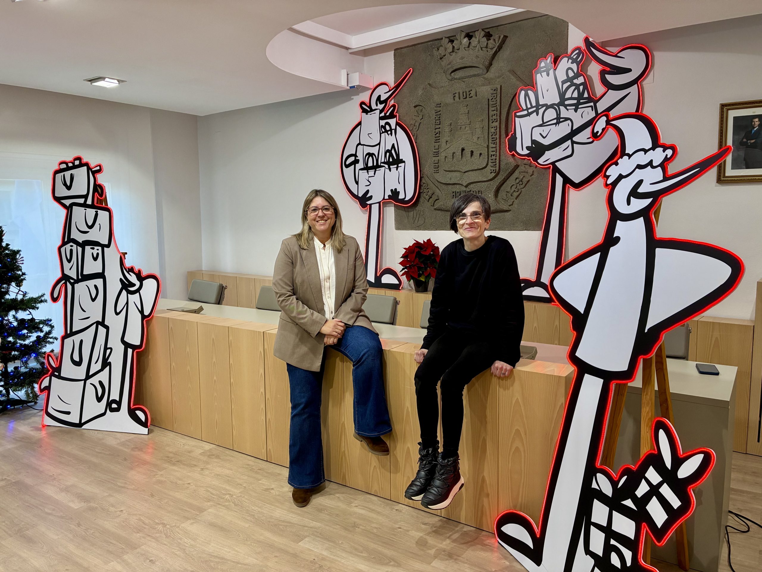 Elementos luminosos marcarán las distintas zonas comerciales de la ciudad