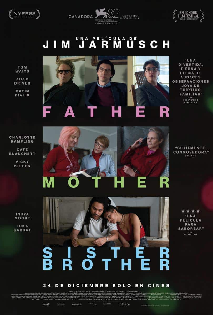 Cine – club 1ª Fila: Father Mother Sister Brother