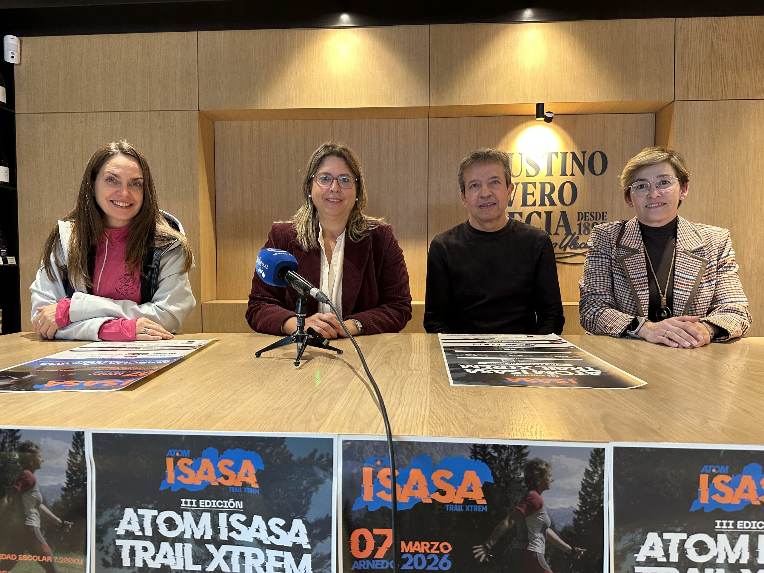 Arnedo presenta la tercera edición de la AtomIsasaTrailXtrem, que reunirá a más de 2.000 corredores los días 7 y 8 de marzo