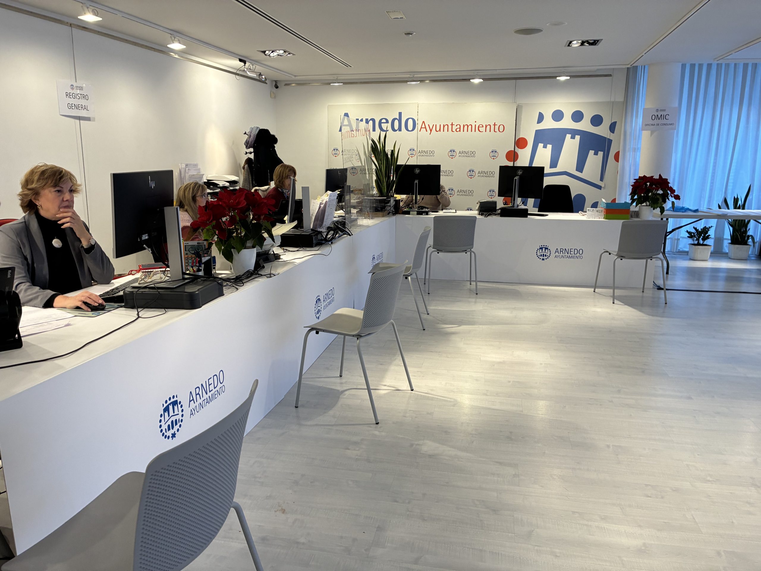 Los servicios municipales del Ayuntamiento de Arnedo se trasladan temporalmente al Centro Fundación Caja Rioja por obras en el edificio consistorial