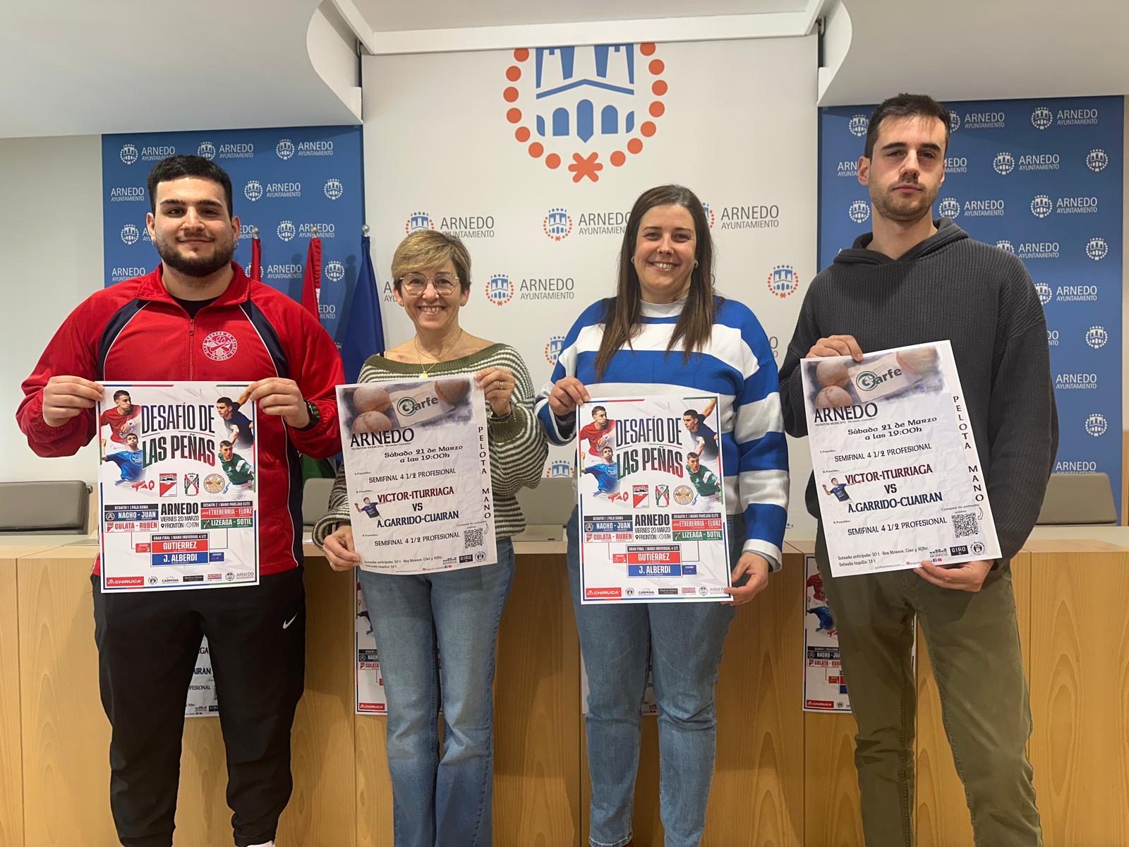 La pelota protagoniza las Fiestas de San José en Arnedo los días 20 y 21 de marzo