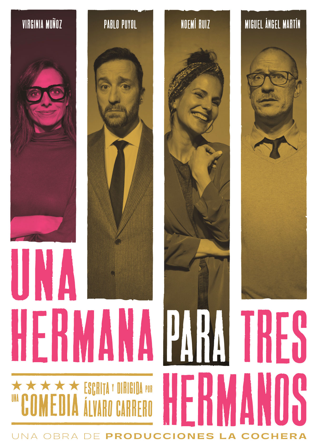 una hermana para tres hermanos