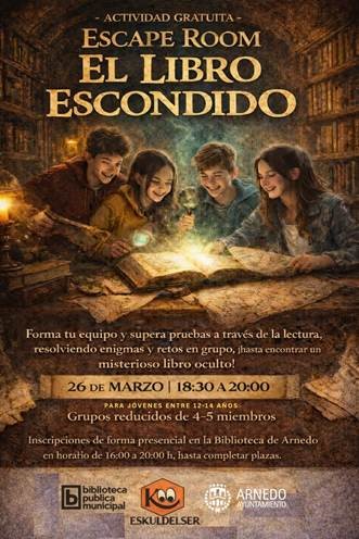 Escape Room: El libro escondido.