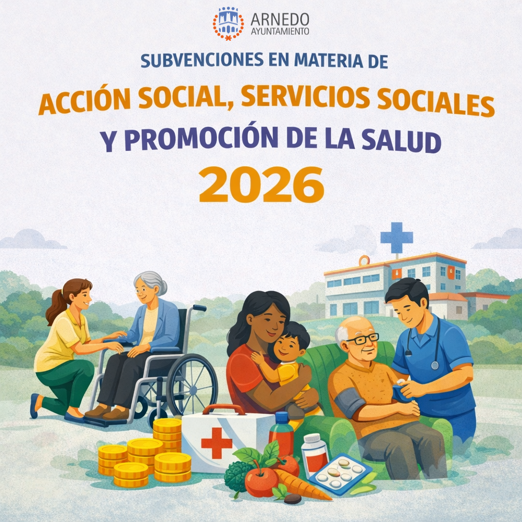 El Ayuntamiento de Arnedo convoca subvenciones para entidades sociales y de promoción de la salud en 2026 cuyo montante total crece un 20%
