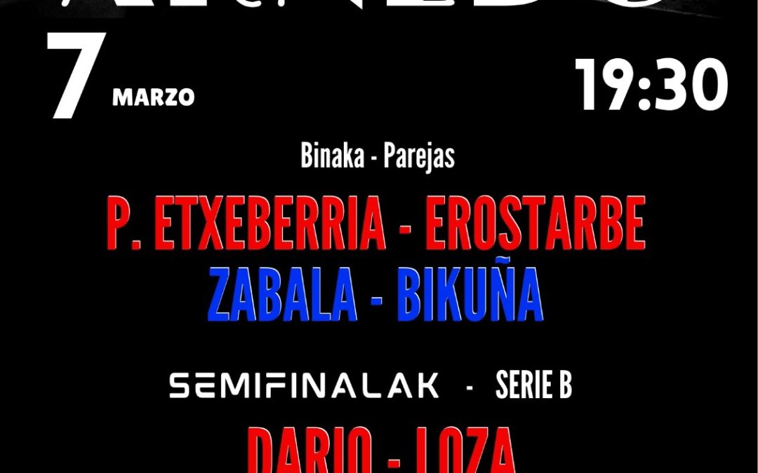 Semifinal de la Serie B Profesional de Pelota