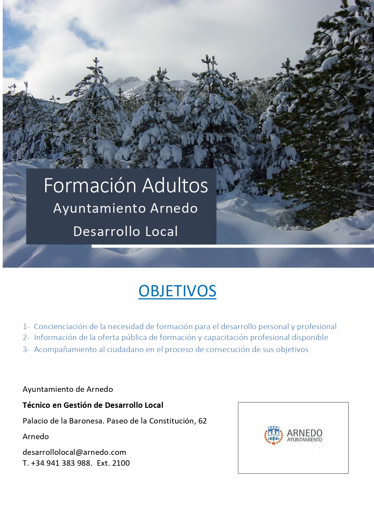 Proyecto Formación-Capacitación Arnedo 2026