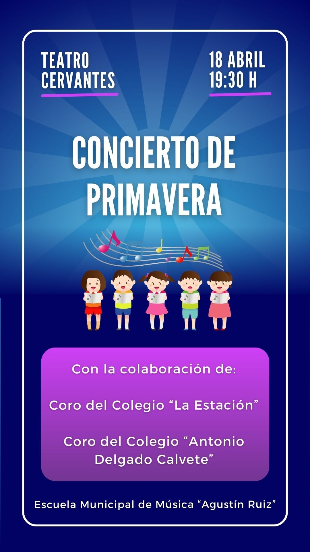 Cartel Concierto de Primavera