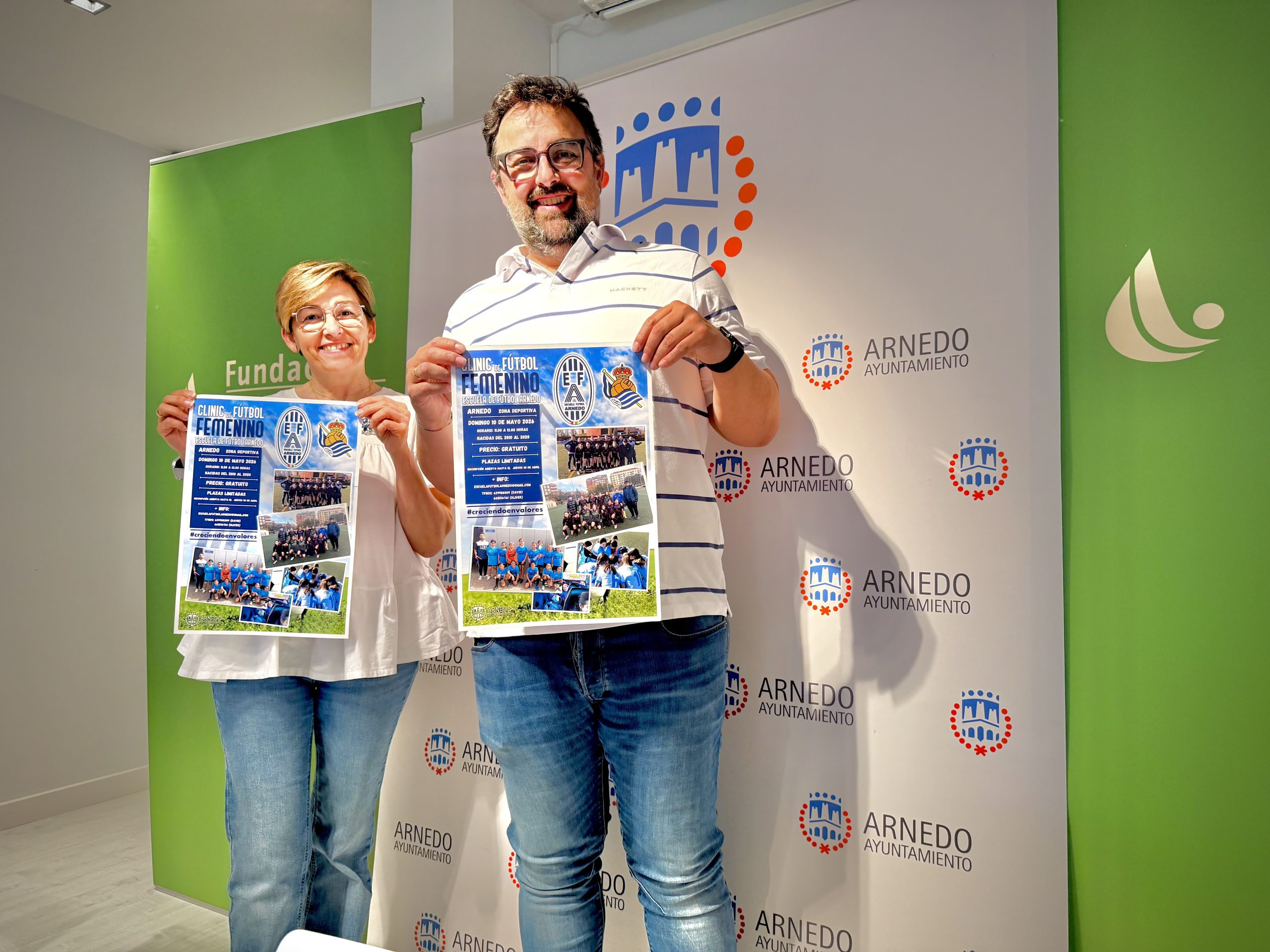 El Ayuntamiento de Arnedo y la Escuela de Fútbol presentan una nueva edición del Clínic de Fútbol Femenino