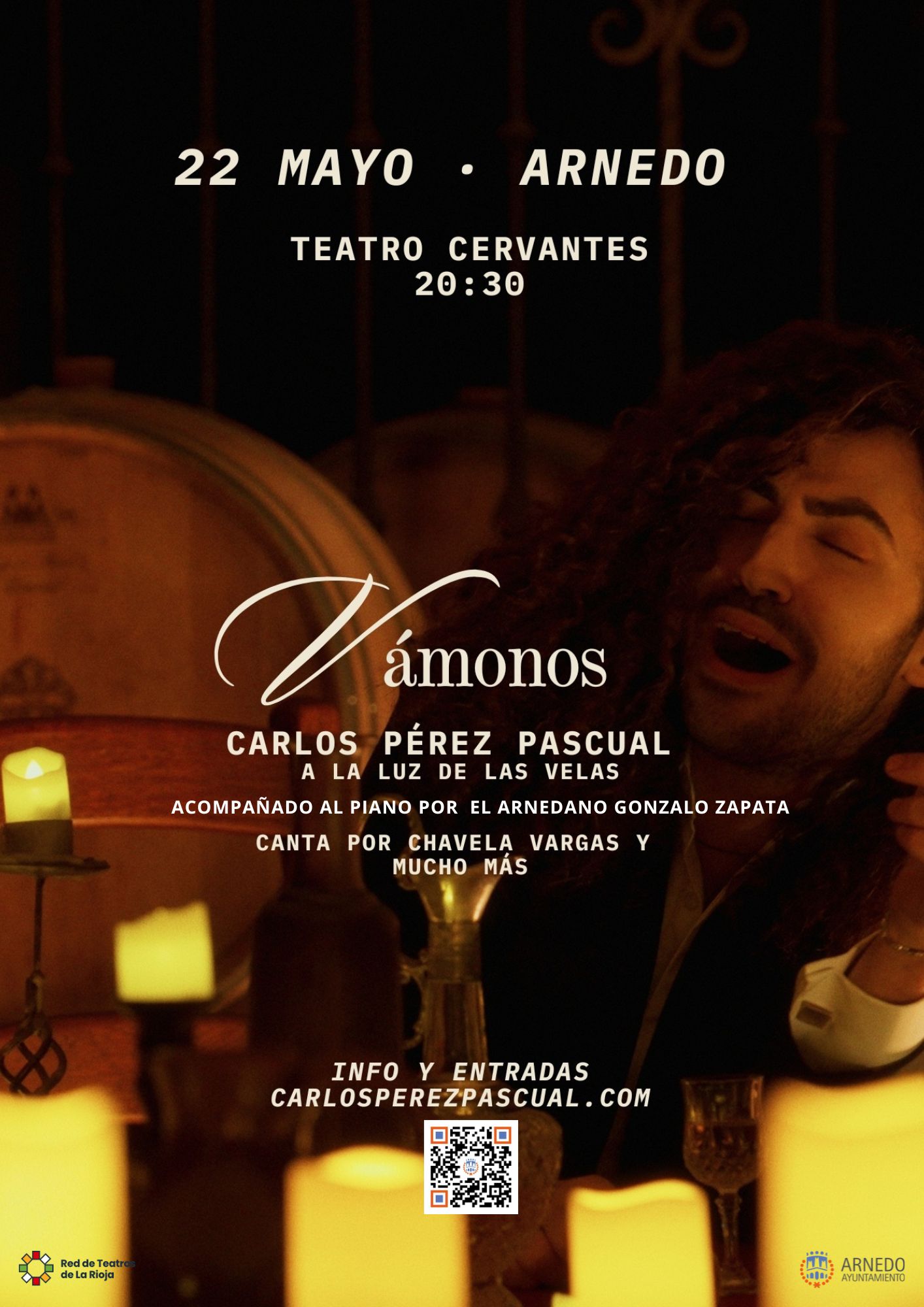 Concierto Carlos Pérez a la luz de las velas.