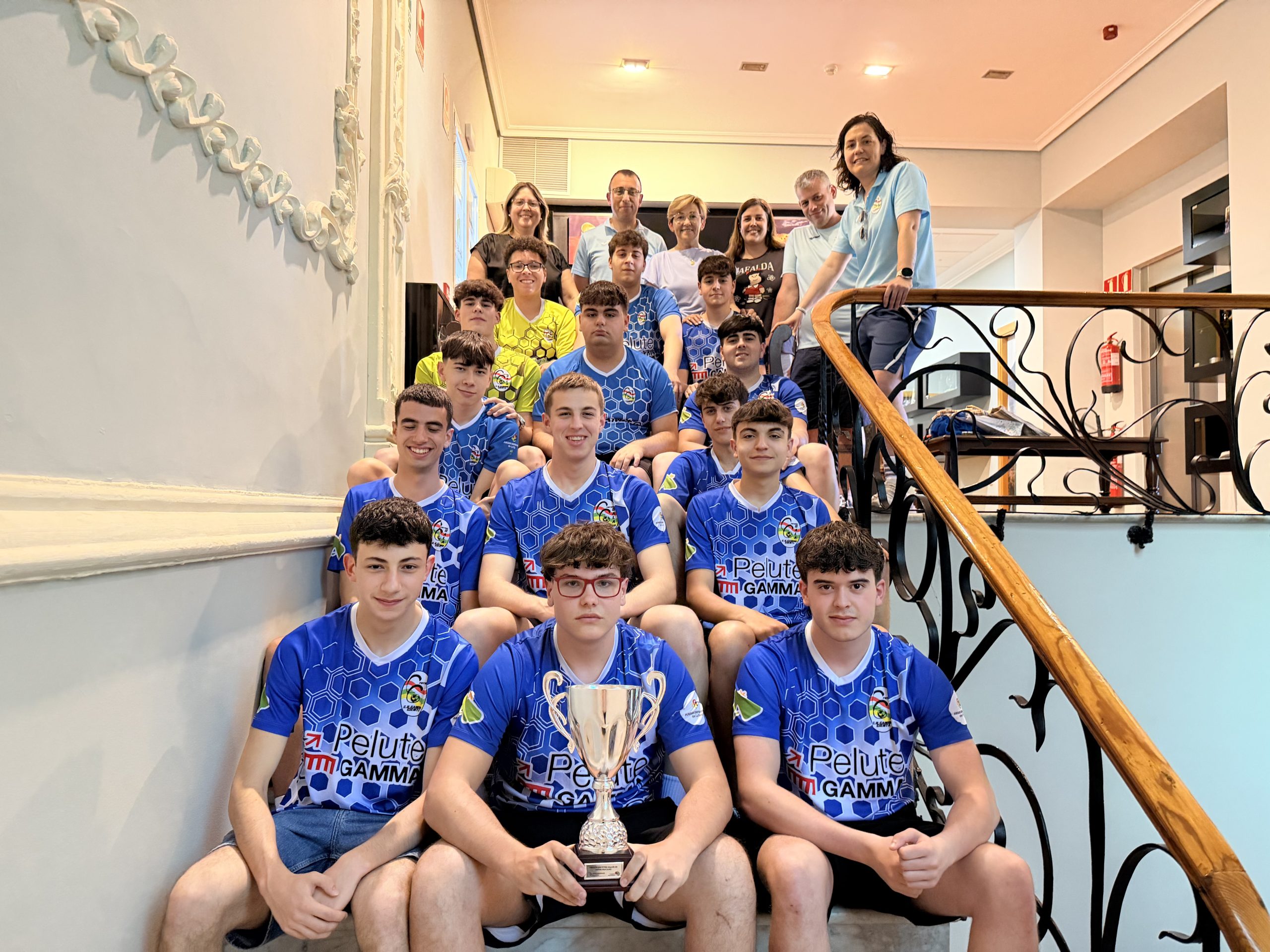 El Camino Cienta, campeones de la Liga Juvenil de Fútbol Sala lanzarán el chupinazo de las Fiestas de la Juventud de Arnedo