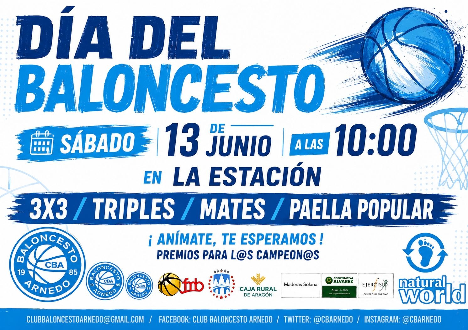 CARTEL DÍA DEL BALONCESTO 2026