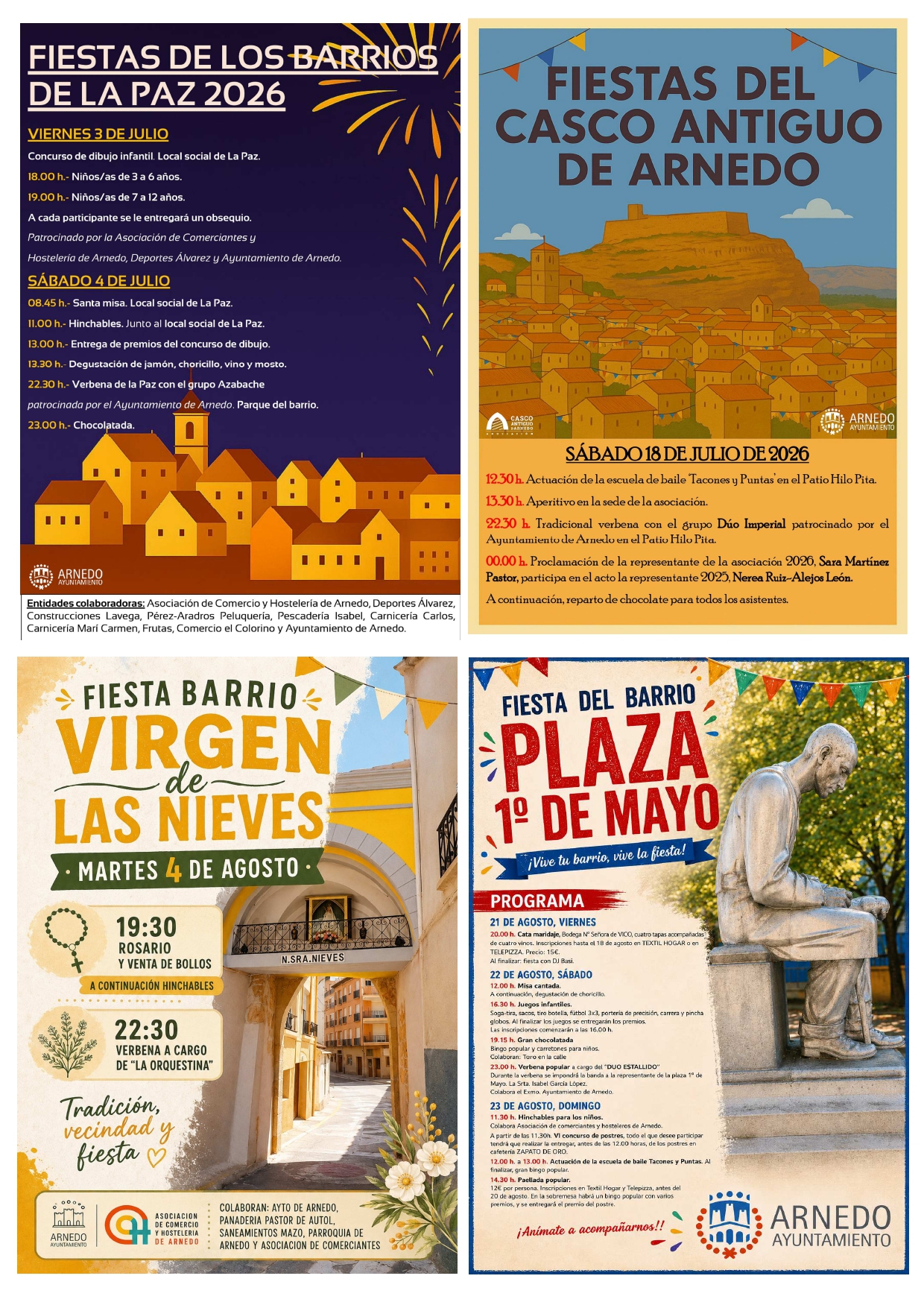 Este verano, la fiesta va por barrios.