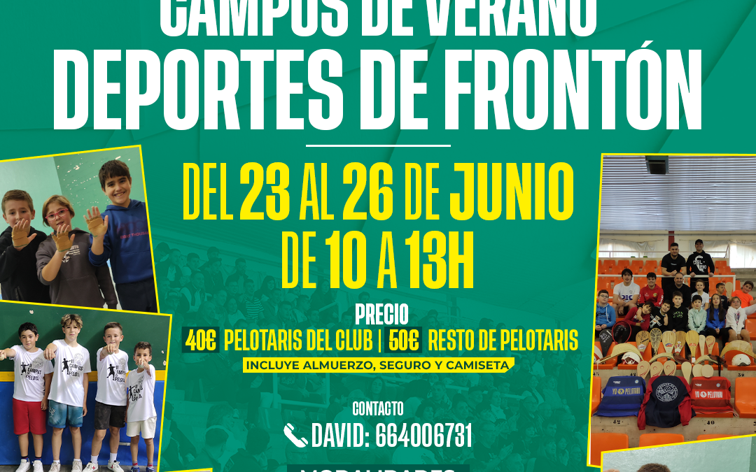 Campus de Verano Deportes de Frontón