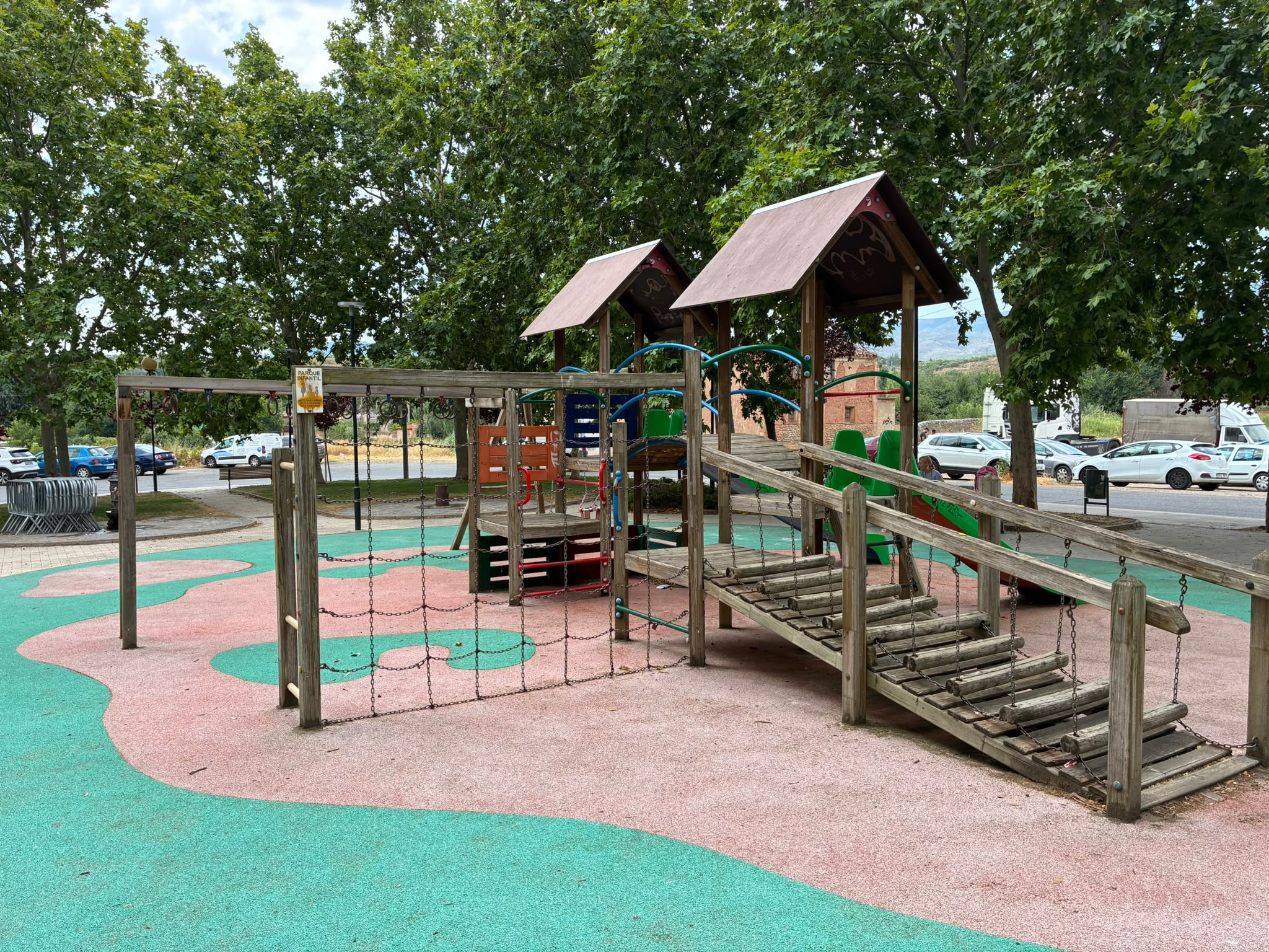 Cierres intermitentes en el parque de San Blas por obras de mejora